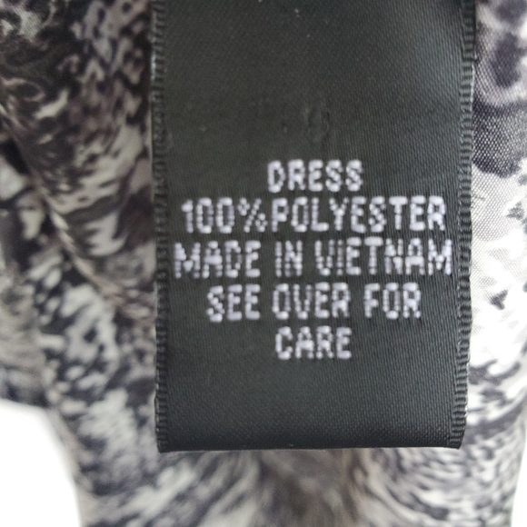 AGB Snakeprint B&W Shirt dress Sz 4 - EUC - Picture 7 of 8